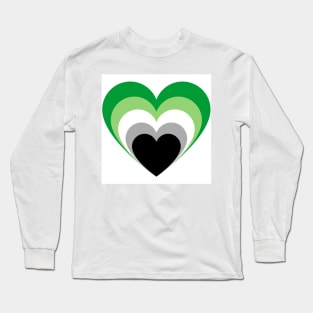 Aro heart in heart Long Sleeve T-Shirt